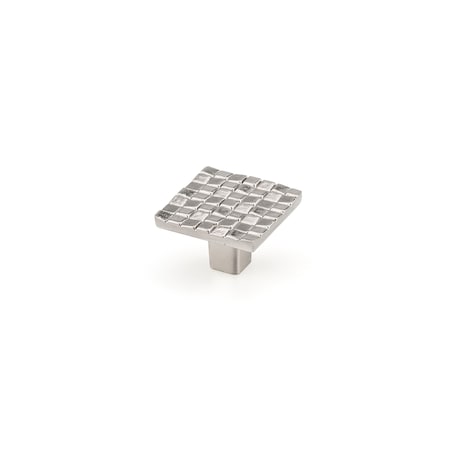Richelieu 1 1/4 in (32 mm)  x 1 1/4 in (32 mm) Brushed Nickel Contemporary Cabinet Knob BP62273232195