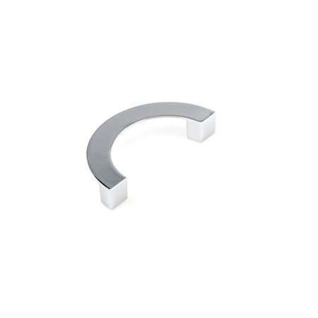Richelieu 3 3/4 in (96 mm) Center-to-Center Chrome Contemporary Drawer Pull BP636796140