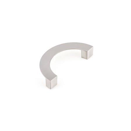 Richelieu 3 3/4 in (96 mm) Center-to-Center Brushed Nickel Contemporary Drawer Pull BP636796195