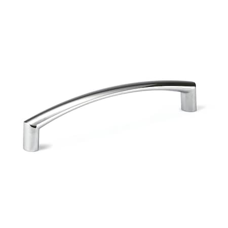 Richelieu 5-1/16 in. (128 mm) Center-to-Center Chrome Contemporary Drawer Pull BP650020128140
