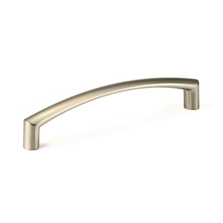Richelieu 5-1/16 in. (128 mm) Center-to-Center Brushed Nickel Contemporary Drawer Pull BP650020128195
