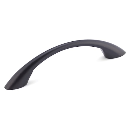 Richelieu 3 3/4 in (96 mm) Center-to-Center Matte Black Contemporary Cabinet Pull BP65017900
