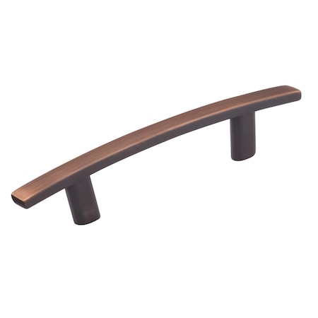 RICHELIEU HARDWARE 3 in. (76 mm) Center-to-Center Brushed Oil-Rubbed Bronze Transitional Drawer Pull BP65076BORB