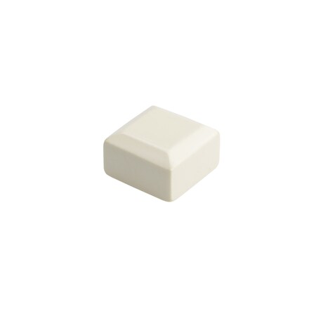 Richelieu 1 5/16 in (33 mm) x 1 5/16 in (33 mm) Cream Eclectic Cabinet Knob BP66353534