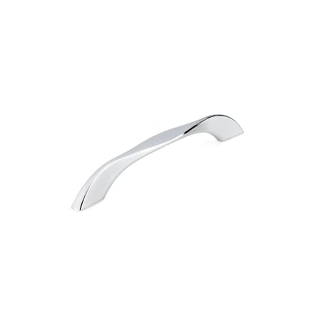 Richelieu 6-5/16 in. (160 mm) Center-to-Center Chrome Contemporary Drawer Pull BP6969160140