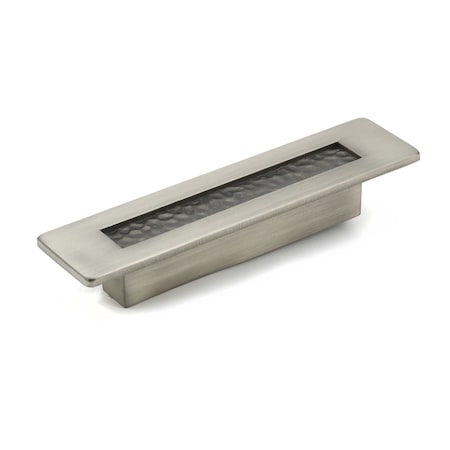 Richelieu 3-3/4 in. (96 mm) Center-to-Center Brushed Pewter Contemporary Drawer Pull BP701396242