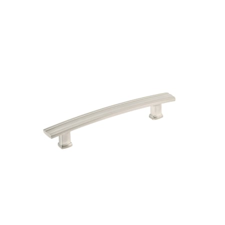 Richelieu 5-1/16 in. (128 mm) Center-to-Center Brushed Nickel Transitional Drawer Pull BP7070128195