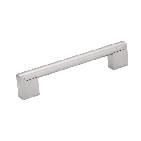 Richelieu 5-1/16 in. (128 mm) Center-to-Center Brushed Nickel Contemporary Drawer Pull BP719128195