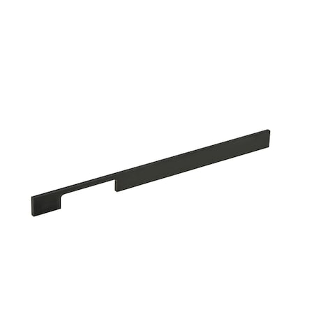Richelieu 12 5/8 in (320 mm) Center-to-Center Matte Black Contemporary Drawer Pull BP720320900