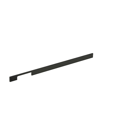 Richelieu 21 3/8 in (544 mm) Center-to-Center Matte Black Contemporary Drawer Pull BP720544900