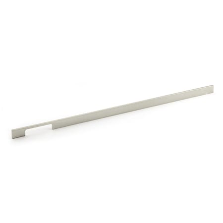Richelieu 25-3/16 in. (640 mm) Center-to-Center Brushed Nickel Contemporary Drawer Pull BP720640195