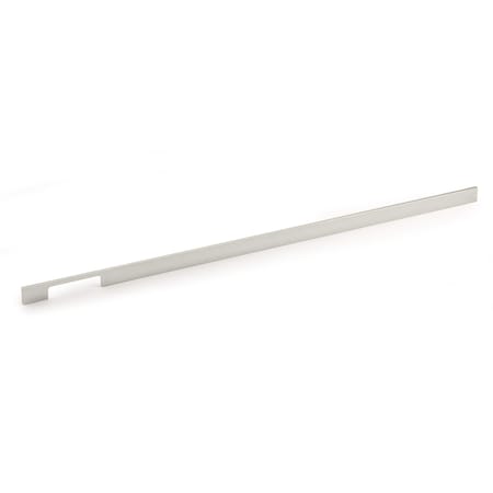 Richelieu 30-1/4 in. (768 mm) Center-to-Center Brushed Nickel Contemporary Drawer Pull BP720768195
