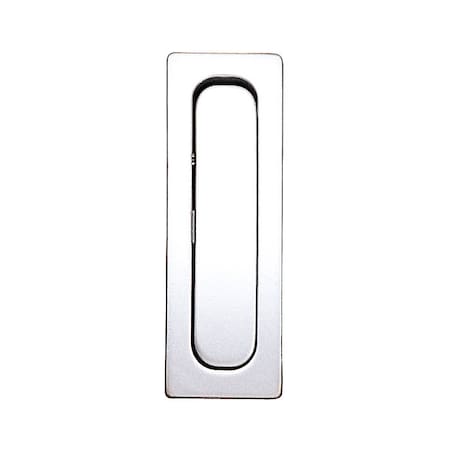 Richelieu Matte Chrome Contemporary Recessed Cabinet Pull BP72117174