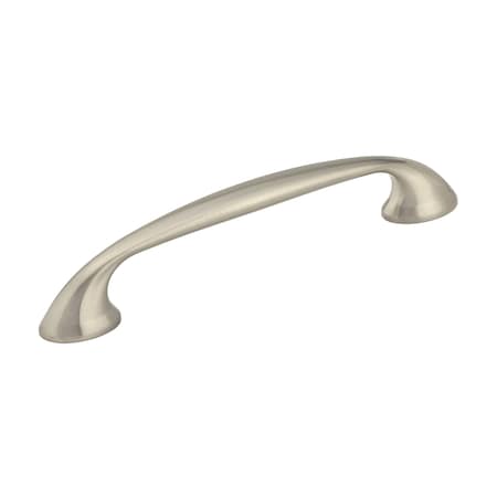 Richelieu 5-1/16 in. (128 mm) Center-to-Center Brushed Nickel Transitional Drawer Pull BP7226128195