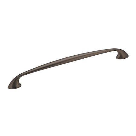 Richelieu 10-1/16 in. (256 mm) Center-to-Center Honey Bronze Transitional Drawer Pull BP7226256HBRZ