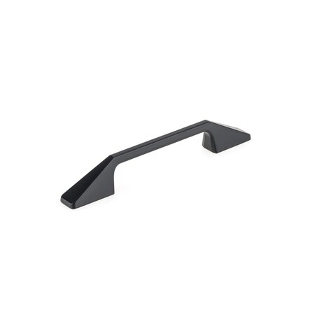 Richelieu 5 1/16 in (128 mm) Center-to-Center Matte Black Contemporary Cabinet Pull BP7238128900