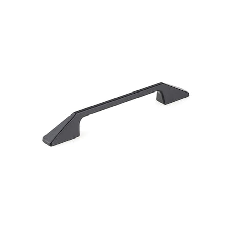 Richelieu 6 5/16 in (160 mm) Center-to-Center Matte Black Contemporary Cabinet Pull BP7238160900