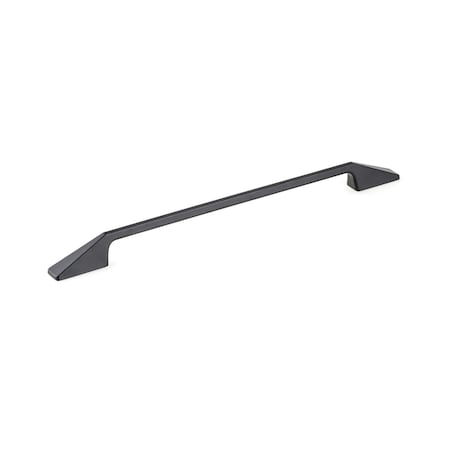 Richelieu 12 5/8 in (320 mm) Center-to-Center Matte Black Contemporary Cabinet Pull BP7238320900