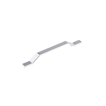 Richelieu 6 5/16 in (160 mm) Center-to-Center Chrome Contemporary Drawer Pull BP7265160140