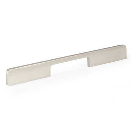 Richelieu 5 1/16-inch to 10 1/8-inch (128mm to 256mm)Center to Center Brushed Nickel Contemporary Cabinet Pull BP730128195