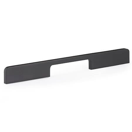 Richelieu 5 1/16-inch to 10 1/8-inch (128 mm to 256 mm) Center to Center Matte Black Contemporary Cabinet Pull BP730128900