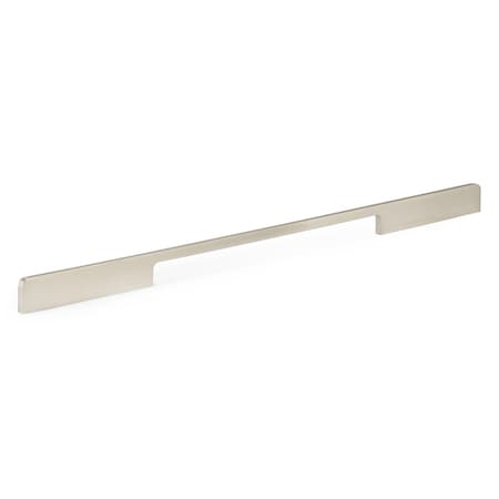 Richelieu 12 5/8-in to 21 3/8-in (320 mm to 544 mm) Center to Center Brushed Nickel Contemporary Cabinet Pull BP730320195
