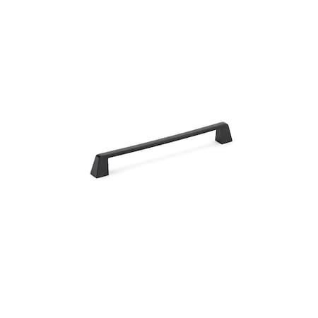 Richelieu 8 13/16 in (224 mm) Center-to-Center Matte Black Contemporary Cabinet Pull BP7340224900