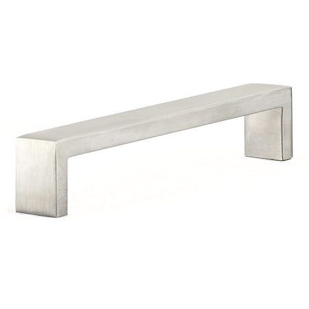 Richelieu 6-5/16 in. (160 mm) Center-to-Center Stainless Steel Contemporary Drawer Pull BP7544160170