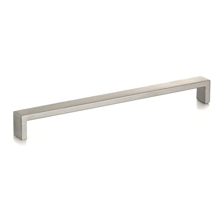 Richelieu 10-1/8 in. (257 mm) Center-to-Center Stainless Steel Contemporary Drawer Pull BP7544257170
