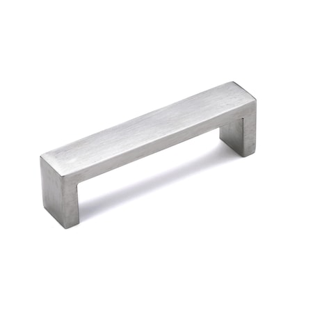 Richelieu 3-3/4 in. (96 mm) Center-to-Center Stainless Steel Contemporary Drawer Pull BP754496170