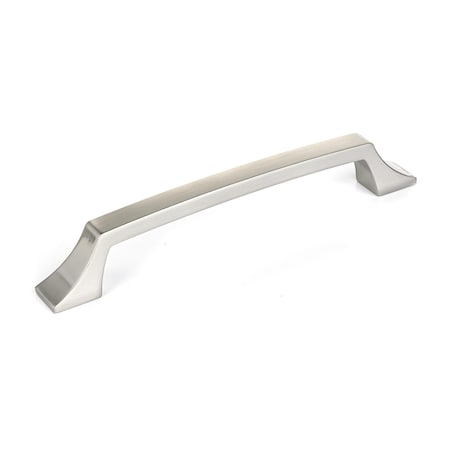 Richelieu 6-5/16 in. (160 mm) Center-to-Center Brushed Nickel Transitional Drawer Pull BP765160195