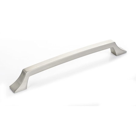 Richelieu 7-9/16 in. (192 mm) Center-to-Center Brushed Nickel Transitional Drawer Pull BP765192195