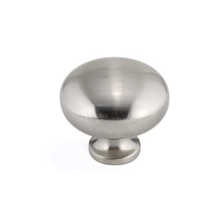 Richelieu 1 1/4 in (32 mm) Brushed Nickel Contemporary Cabinet Knob BP770175
