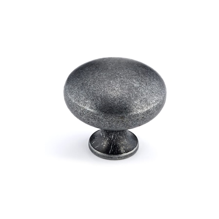 Richelieu 1 1/4 in (32 mm) Wrought Iron Traditional Metal Cabinet Knob BP770907