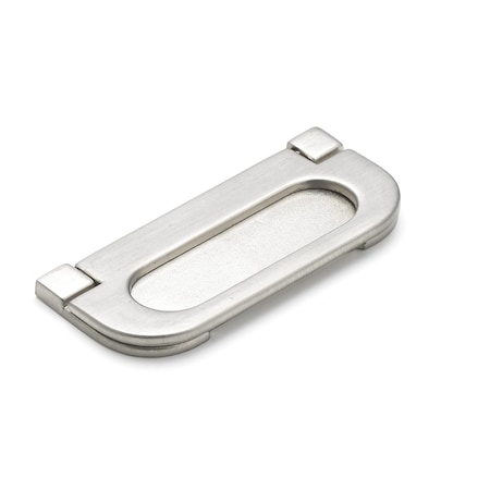 Richelieu 2-3/4 in. (70 mm) Center-to-Center Brushed Nickel Contemporary Recessed Pull BP77370195