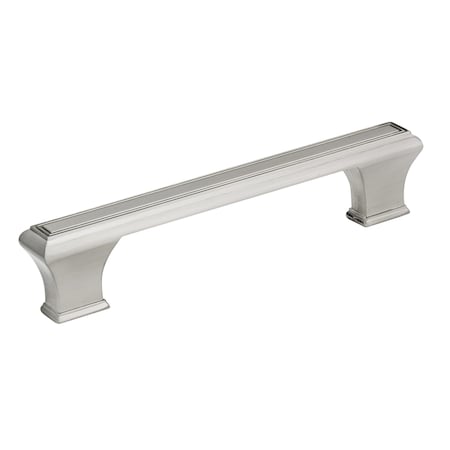 Richelieu 5 1/16 in (128 mm) Center-to-Center Brushed Nickel Traditional Drawer Pull BP775128195