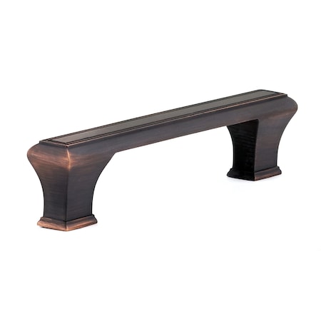 Richelieu 5 1/16 in (128 mm) Center-to-Center Brushed Oil-Rubbed Bronze Traditional Drawer Pull BP775128BORB