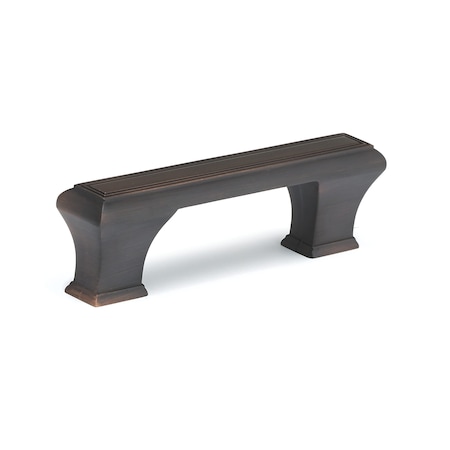 Richelieu 3 3/4 in (96 mm) Center-to-Center Brushed Oil-Rubbed Bronze Traditional Drawer Pull BP77596BORB
