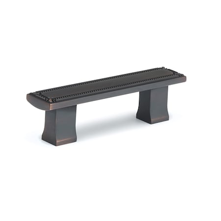 Richelieu 3 in or 3-3/4 in (76 or 96 mm) Center-to-Center Brushed Oil-Rubbed Bronze Traditional Drawer Pull BP78096BORB
