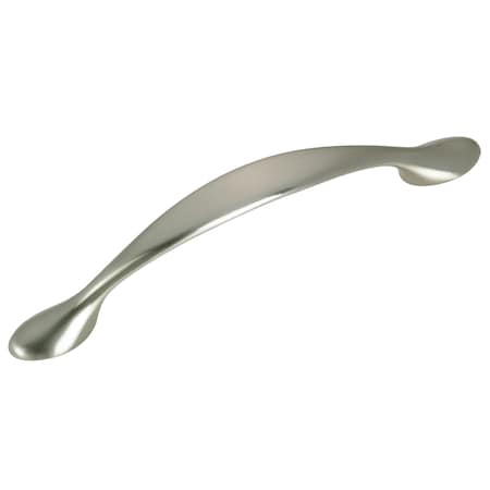 Richelieu 3 3/4 in (96 mm) Center-to-Center Brushed Nickel Traditional Cabinet Pull BP7814195