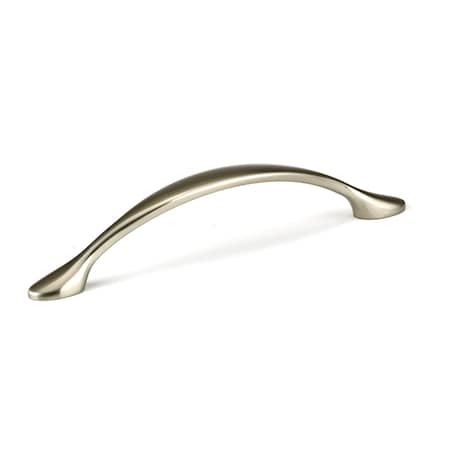 Richelieu 5-1/16 in. (128 mm) Center-to-Center Brushed Nickel Traditional Drawer Pull BP7815195