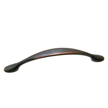 Richelieu 5 1/16 in (128 mm) Center-to-Center Brushed Oil-Rubbed Bronze Traditional Drawer Pull BP7815BORB