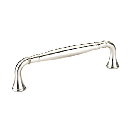 Richelieu 5-1/16 in. (128 mm) Center-to-Center Brushed Nickel Traditional Drawer Pull BP790128195