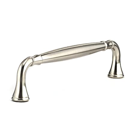 Richelieu 6-5/16 in. (160 mm) Center-to-Center Brushed Nickel Traditional Drawer Pull BP790160195