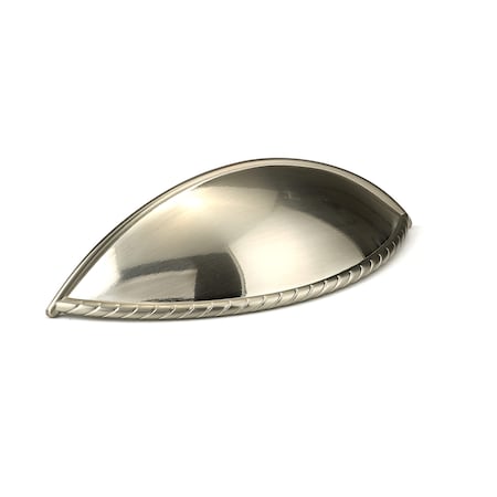 Richelieu 3-3/4 in. (96 mm) Center-to-Center Brushed Nickel Traditional Drawer Pull BP80237195