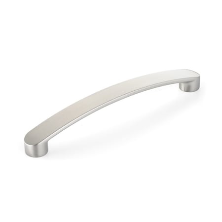 Richelieu 6-5/16 in. (160 mm) Center-to-Center Brushed Nickel Contemporary Drawer Pull BP80710160195