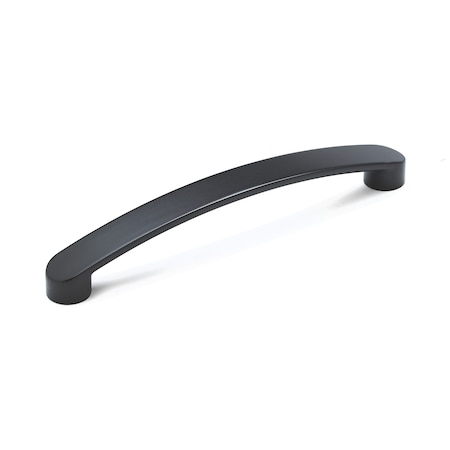 Richelieu 6-5/16 in. (160 mm) Center-to-Center Matte Black Contemporary Drawer Pull BP80710160900