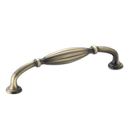 Richelieu 5-1/16 in. (128 mm) Center-to-Center Antique English Traditional Drawer Pull BP80718128AE