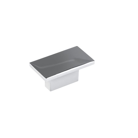 Richelieu 1 9/16 in (40 mm) x 7/8 in (22 mm) Polished Nickel Contemporary Cabinet Knob BP8102116180