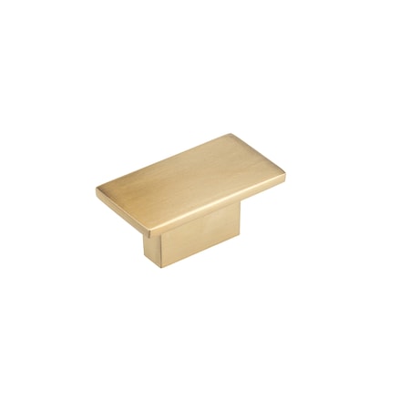 Richelieu 1 9/16 in (40 mm) x 7/8 in (22 mm) Champagne Bronze Contemporary Cabinet Knob BP8102116CHBRZ